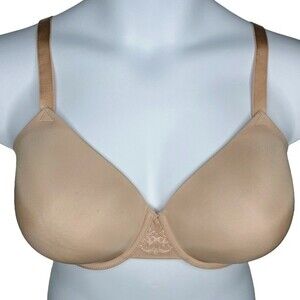 Wacoal Lace Impression bra sz 36DDD * Underwire T-Shirt Bra Beige Tan Nude